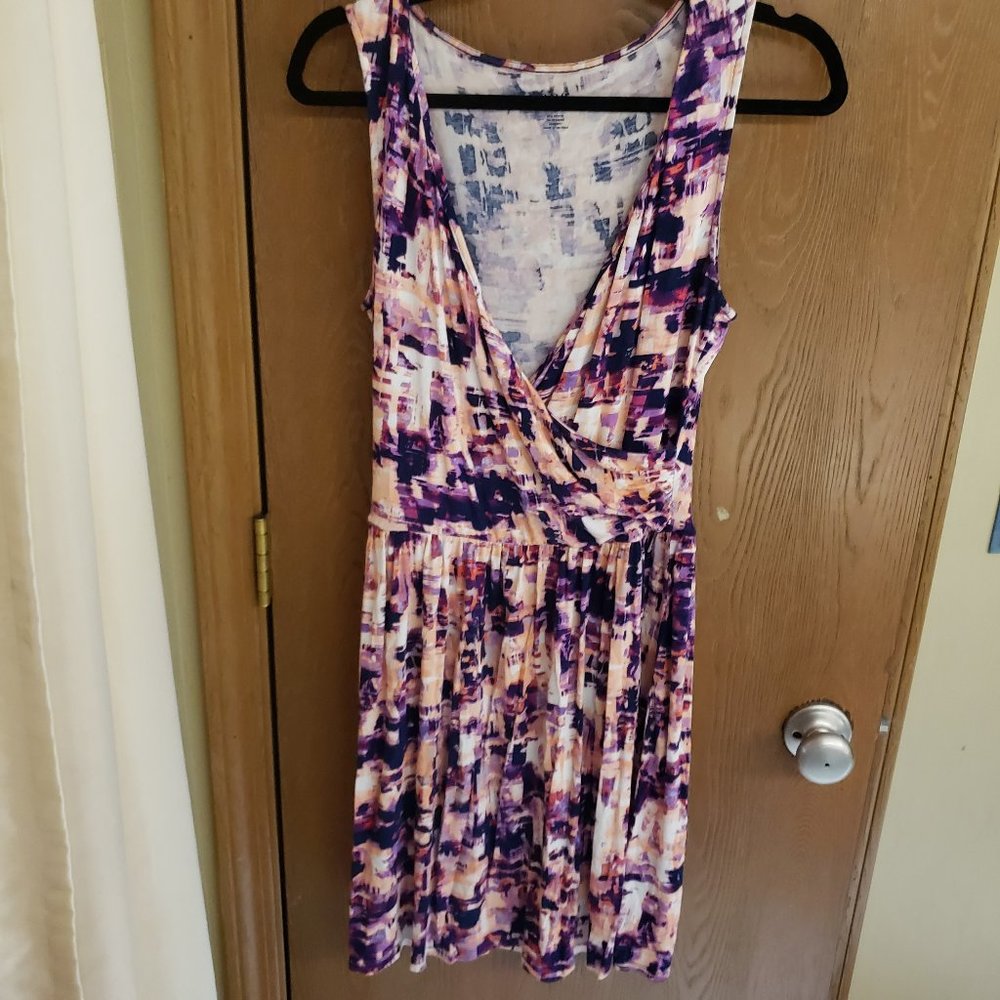 Wash and Wear easy breezy faux wrap dress